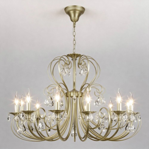 Люстра с хрустальным декором 3305/12 Eurosvet