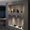 Накладной светодиодный светильник Cors 25032/LED 10W 4200K белый/серебро Elektrostandard