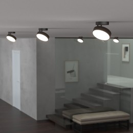 Накладной светодиодный светильник Pila черный 12W 4200К 25135/LED Elektrostandard