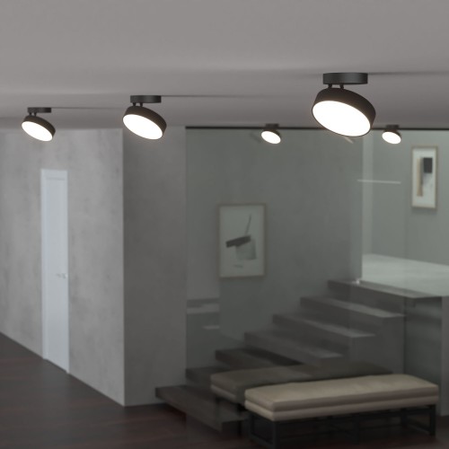 Накладной светодиодный светильник Pila черный 12W 4200К 25135/LED Elektrostandard