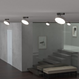 Накладной светодиодный светильник Pila серебро 12W 4200К 25135/LED Elektrostandard