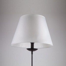 Напольный светильник с тканевым абажуром 01008/1 черный Eurosvet