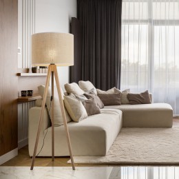 Напольный светильник с тканевым абажуром 16020 Grand TK Lighting