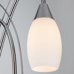 Напольный светильник со стеклянными плафонами 22080/2F хром Eurosvet