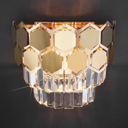 Настенный светильник с хрусталем 10124/2 Eurosvet