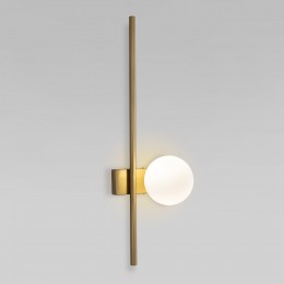 Настенный светильник с матовым плафоном 503052 латунь Eurosvet
