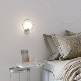 НАСТЕННЫЙ СВЕТИЛЬНИК СО СТЕКЛЯННЫМ ПЛАФОНОМ 50289 Eurosvet