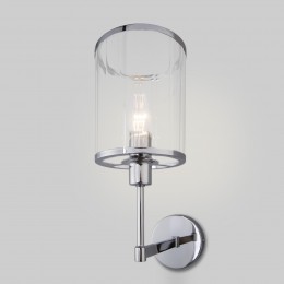 НАСТЕННЫЙ СВЕТИЛЬНИК СО СТЕКЛЯННЫМ ПЛАФОНОМ 60144/1 хром Eurosvet