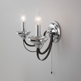 Настенный светильник в классическом стиле 60098/2 хром Eurosvet