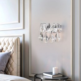 Настенный светодиодный светильник с хрусталем 437/1 Strotskis Bogate's