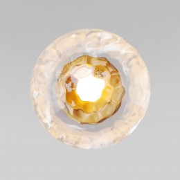 Настенный светодиодный светильник с прозрачным стеклянным плафоном 50389/1 LED латунь Eurosvet