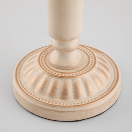 Настольный светильник с тканевым абажуром 01060/1 белый с золотом Eurosvet