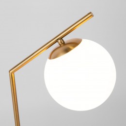 Настольный светильник со стеклянным плафоном 01082/1 латунь Eurosvet