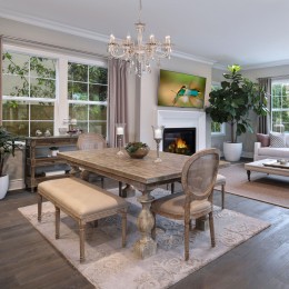 Подвесная люстра с хрусталем 3281/8 белый с золотом Eurosvet