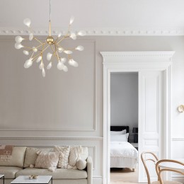 Умный подвесной светильник 341 золото / белый Bogate's