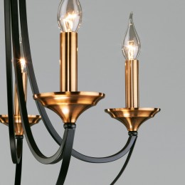 Подвесная люстра в классическом стиле 60098/5 черный Eurosvet