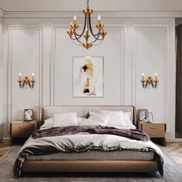 Подвесная люстра в классическом стиле 60098/5 черный Eurosvet