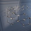 Подвесная светодиодная люстра 90169/15 черный жемчуг Eurosvet