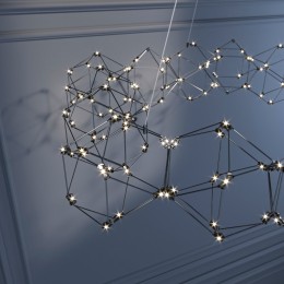 Подвесная светодиодная люстра 90169/15 черный жемчуг Eurosvet