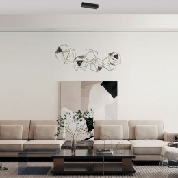 Подвесная светодиодная люстра 90368/7 черный жемчуг Eurosvet