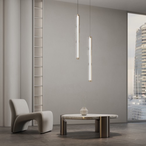 Подвесной светильник 304071 LED латунь Eurosvet