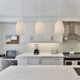 ПОДВЕСНОЙ СВЕТИЛЬНИК С АКРИЛОВЫМ ПЛАФОНОМ 30186/1 белый Eurosvet