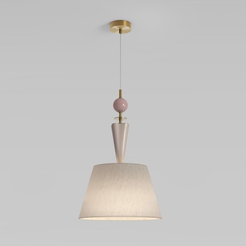 Подвесной светильник с декором из керамики 104014 Eurosvet