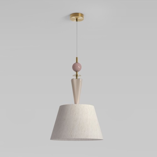 Подвесной светильник с декором из керамики 104014 Eurosvet