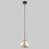 Подвесной светильник со стеклянным плафоном 11025 Lava Brown TK Lighting