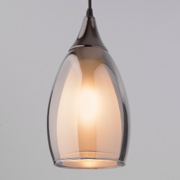 Подвесной светильник со стеклянным плафоном 50085/1 черный жемчуг Eurosvet