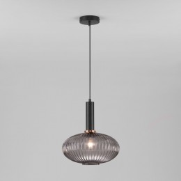 Подвесной светильник со стеклянным плафоном 50183/1 дымчатый Eurosvet