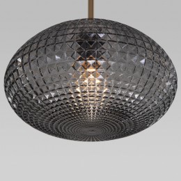 Подвесной светильник со стеклянным плафоном 50263/1 темно-серый Eurosvet