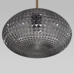 Подвесной светильник со стеклянным плафоном 50263/1 темно-серый Eurosvet