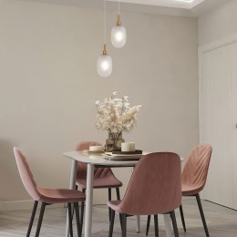 Подвесной светильник со стеклянным плафоном 50266/1 прозрачный Eurosvet