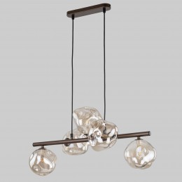 Подвесной светильник со стеклянными плафонами 11026 Lava Brown TK Lighting