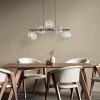 Подвесной светильник со стеклянными плафонами 11026 Lava Brown TK Lighting