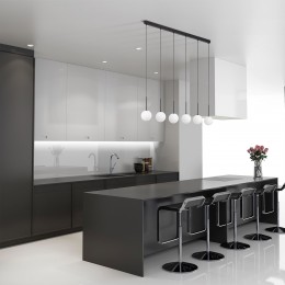 Подвесной светильник со стеклянными плафонами 4504 Martin TK Lighting