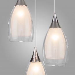 Подвесной светильник со стеклянными плафонами 50085/3 хром Eurosvet