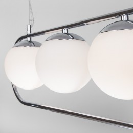Подвесной светильник со стеклянными плафонами 50089/4 хром Eurosvet