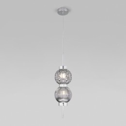 Подвесной светильник со стеклянными плафонами 50186/2 хром Eurosvet