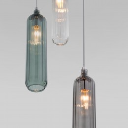 Подвесной светильник со стеклянными плафонами 50252/3 хром Eurosvet