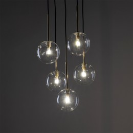 Подвесной светильник со стеклянными плафонами 5943 Nilos TK Lighting