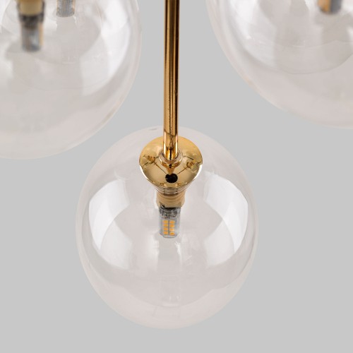 Подвесной светильник со стеклянными плафонами 5943 Nilos TK Lighting
