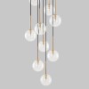 Подвесной светильник со стеклянными плафонами 5944 Nilos TK Lighting