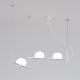 Подвесной светильник со стеклянными плафонами 70145/3 белый Eurosvet