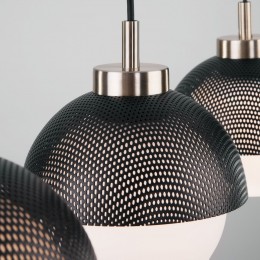 Подвесной светильник в стиле лофт 50106/3 античная бронза / черный Eurosvet