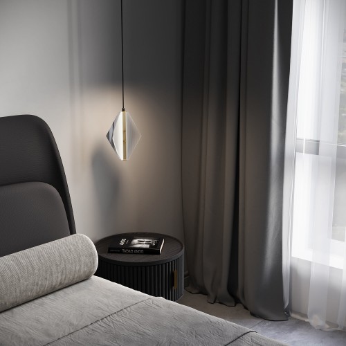 Подвесной светодиодный светильник 304054 LED латунь Eurosvet