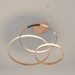 Подвесной светодиодный светильник с регулировкой цветовой температуры и яркости 90175/3 медный Eurosvet