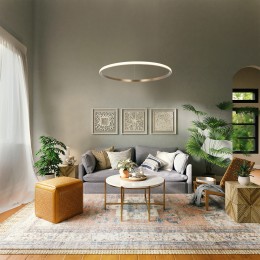 Подвесной светодиодный светильник с регулировкой цветовой температуры и яркости 90264/1 латунь Eurosvet