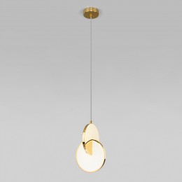 Подвесной светодиодный светильник в стиле лофт 50225/1 LED золото Eurosvet